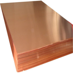 C1100 bordo liscio 99,7% pannelli di rame decorativo quadrato per l'industria