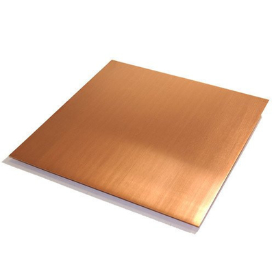 C51000 rettangolare 1 mm Superfici di lamiera di rame Decorazione Dimensioni personalizzate