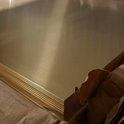 Oro 0.02-0.3 mm Spessore rame foglio decorativo metallo Alta resistenza alla trazione