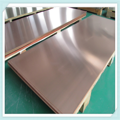 C1100 bordo liscio 99,7% pannelli di rame decorativo quadrato per l'industria