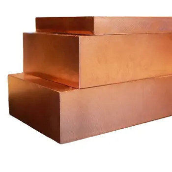 Fabbrica all'ingrosso 99,995% Ingotti/barre di rame con colore rosso/giallo
