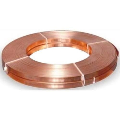 Componenti elettrici a striscia piana di rame T2 rosso Striscia di rame ultra sottile da 0,5 a 2 mm