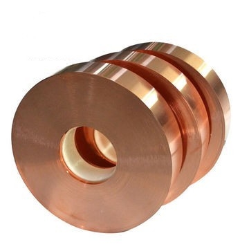 Striscia di rame larghezza 4-600 mm per componenti elettrici con bordo retto