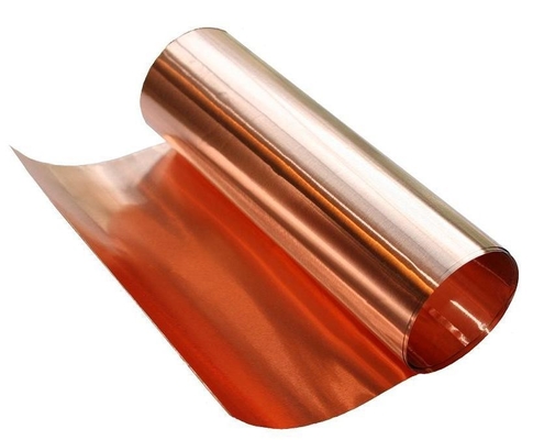 stagnola doppia del rame di lucentezza di spessore normale di 0.02mm per la batteria di potere