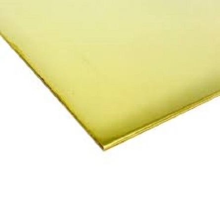 Foglio laminato/placca di ottone con spessore di 1 mm per applicazioni decorative