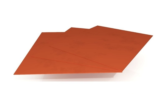 990,99% 99,97% di rame puro in lamiera / piastra colore rosso grande 1 mm