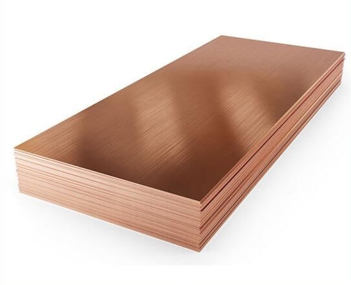 Carta di rame rosso di alta purezza 4'X8' 99,9% Spessore 1 mm