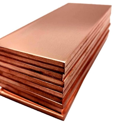 Carta di rame rosso di alta purezza 4'X8' 99,9% Spessore 1 mm