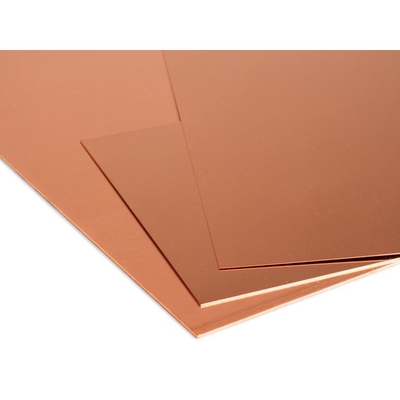 Carta di rame rosso di alta purezza 4'X8' 99,9% Spessore 1 mm
