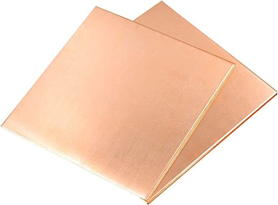 Superficie luminosa Rossa Pura 1 mm lamiera di rame 1000 mm-6000 mm Per la stampa