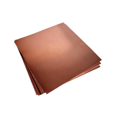 Superficie luminosa Rossa Pura 1 mm lamiera di rame 1000 mm-6000 mm Per la stampa