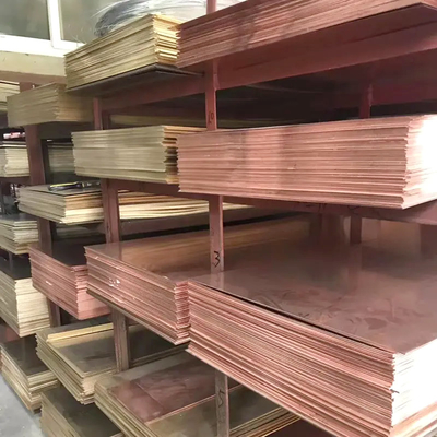 Dispositivi personalizzabili C2680 C2700 Lastre di rame decorative Quadrato rosso Alta purezza